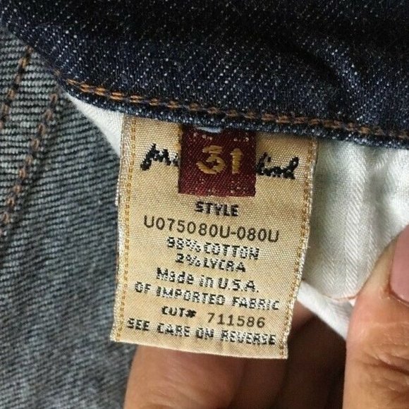 7 For all Mankind Bootcut in Nakita Blue Jeans Womens Size 31 distressed - Picture 10 of 11